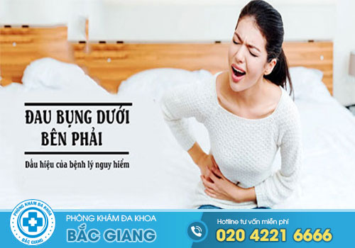 dau-o-bung-duoi-ben-phai-la-bi-lam-sao